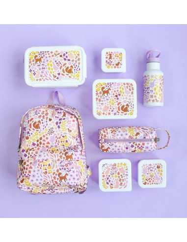 Gourde métal Jardin fleuri - A Little... Gourde métal Jardin fleuri - A Little...