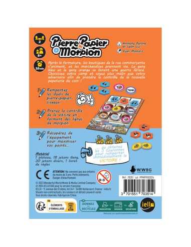 Jeu Pierre Papier Morpion - Iello Jeu Pierre Papier Morpion - Iello