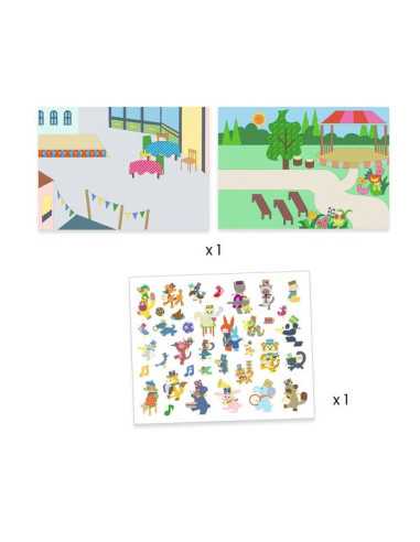 Stickers épais repositionnables... Stickers épais repositionnables...