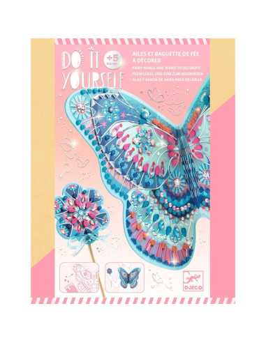 Ailes et baguette de fée à décorer -... Ailes et baguette de fée à décorer -...