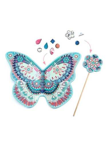 Ailes et baguette de fée à décorer -... Ailes et baguette de fée à décorer -...