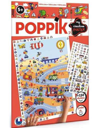 Mon poster créatif véhicules - Poppik