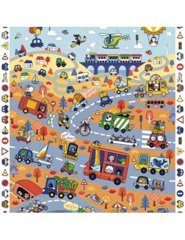 Mon poster créatif véhicules - Poppik Mon poster créatif véhicules - Poppik