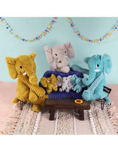 Peluche Dimoitou l'éléphant aqua -... Peluche Dimoitou l'éléphant aqua -...