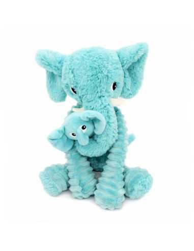 Peluche Dimoitou l'éléphant aqua -... Peluche Dimoitou l'éléphant aqua -...