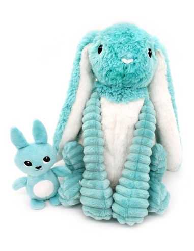 Peluche Toudou le lapin aqua - Les...