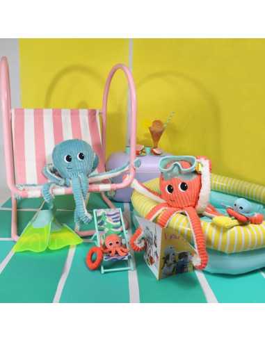 Peluche Filou la pieuvre aqua - Les... Peluche Filou la pieuvre aqua - Les...