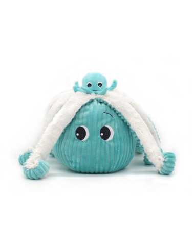 Peluche Filou la pieuvre aqua - Les... Peluche Filou la pieuvre aqua - Les...
