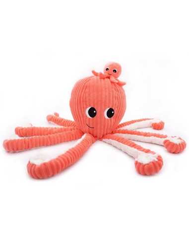 Peluche Filou la pieuvre corail - Les...