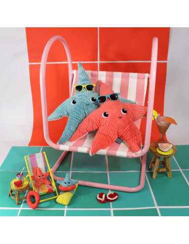 Peluche Wahou l'étoile de mer corail... Peluche Wahou l'étoile de mer corail...