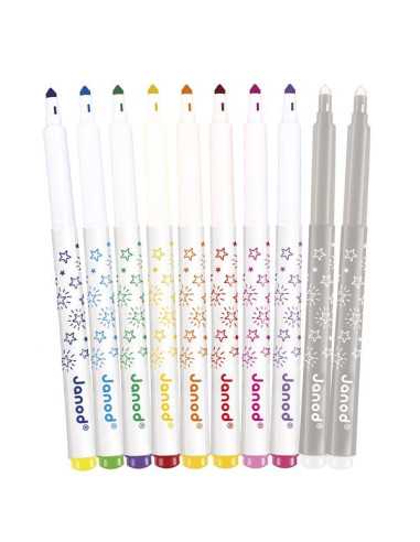 10 Feutres magiques - Janod 10 Feutres magiques - Janod