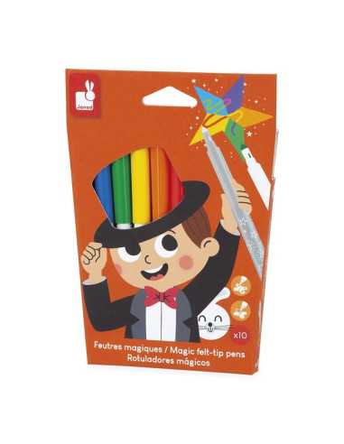 10 Feutres magiques - Janod 10 Feutres magiques - Janod