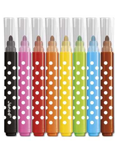 8 Feutres Jumbo - Janod 8 Feutres Jumbo - Janod