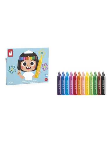 12 Crayons de cire - Janod 12 Crayons de cire - Janod