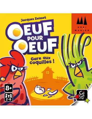 Jeu Oeuf pour Oeuf - Gigamic Jeu Oeuf pour Oeuf - Gigamic