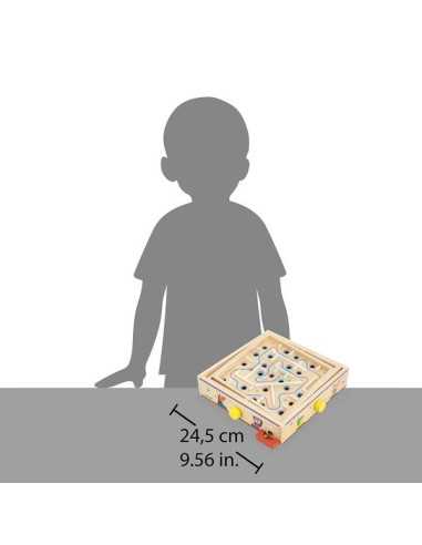 Labyrinthe à bille Applepop - Janod Labyrinthe à bille Applepop - Janod