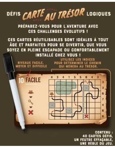 Jeu de logique Carte au trésor Jeu de logique Carte au trésor