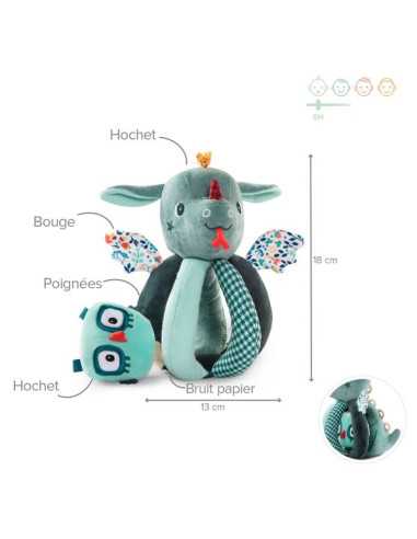 Joe hochet à poignées - Lilliputiens Joe hochet à poignées - Lilliputiens