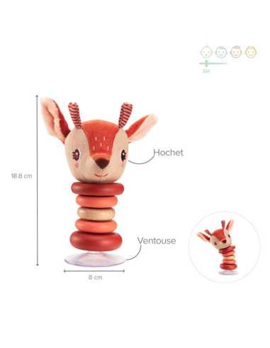 Hochet swing à ventouse Stella le... Hochet swing à ventouse Stella le...