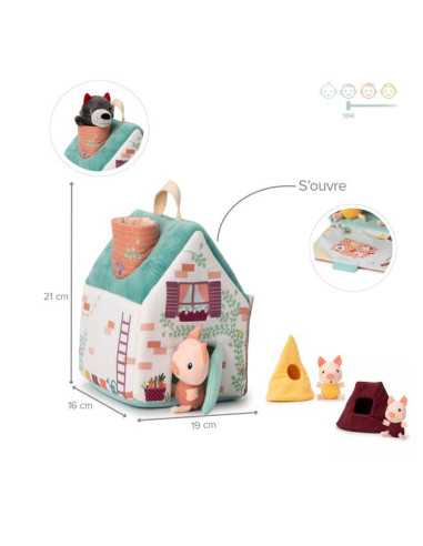 Les maisons du loup et des 3 petits... Les maisons du loup et des 3 petits...