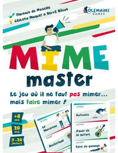 Jeu Mime Master Jeu Mime Master