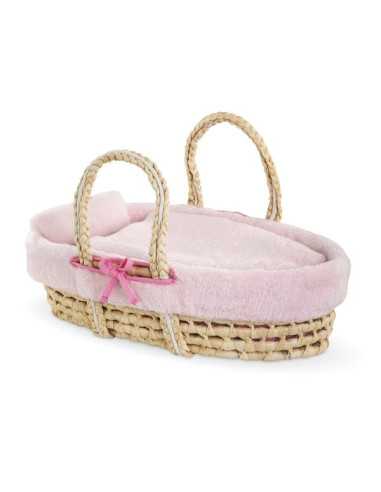 Ensemble couffin peluche rose - Corolle