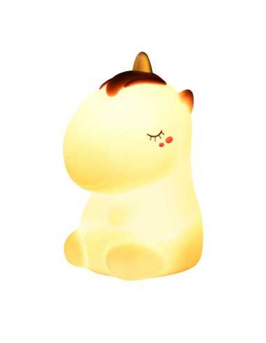 Veilleuse licorne rose pailletée Veilleuse licorne rose pailletée