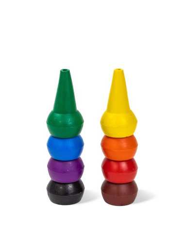 Crayons empilables Arc-en-ciel -... Crayons empilables Arc-en-ciel -...