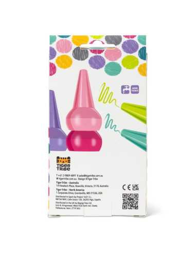 Crayons empilables couleurs acidulées... Crayons empilables couleurs acidulées...