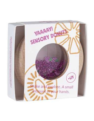 Hochet sensoriel raisin - Petit Boum Hochet sensoriel raisin - Petit Boum