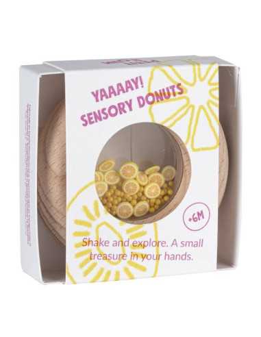 Hochet sensoriel citron - Petit Boum Hochet sensoriel citron - Petit Boum