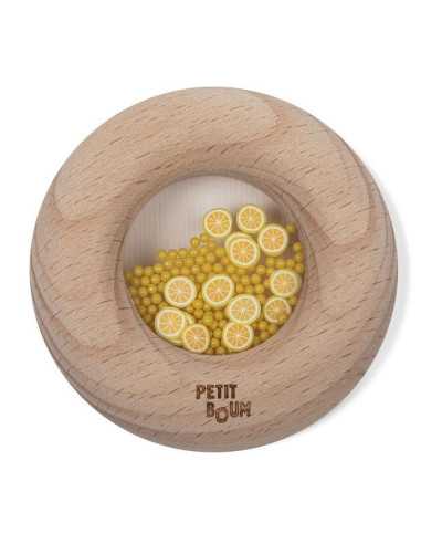Hochet sensoriel citron - Petit Boum