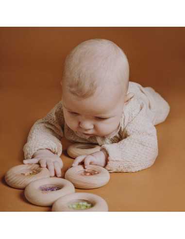 Hochet sensoriel raisin - Petit Boum Hochet sensoriel raisin - Petit Boum