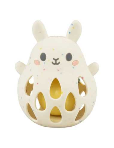 Hochet en silicone lapin - Tiger Tribe