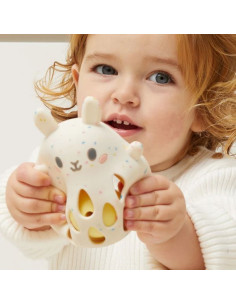 Hochet en silicone lapin -... 2