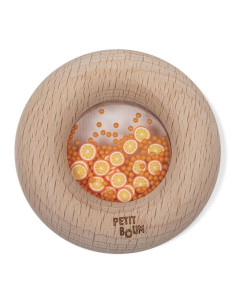 Hochet sensoriel orange -...