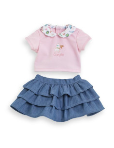 T-shirt et jupe pour poupée...