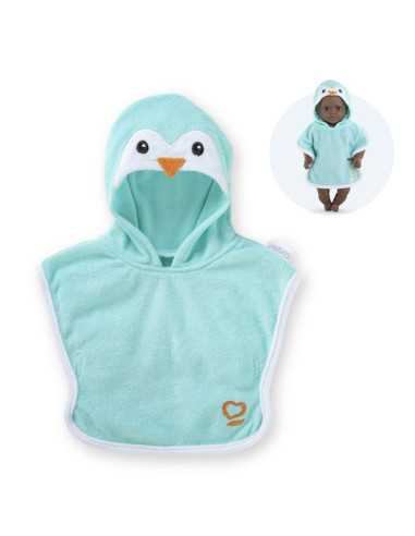 Cape de bain Pingouin pour poupée -... Cape de bain Pingouin pour poupée -...