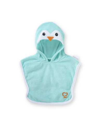 Cape de bain Pingouin pour poupée -...
