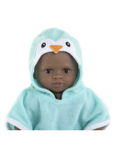 Cape de bain Pingouin pour poupée -... Cape de bain Pingouin pour poupée -...