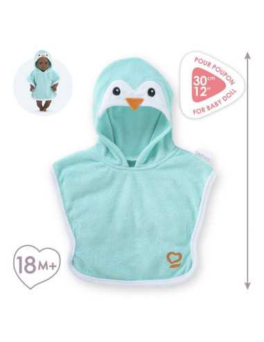 Cape de bain Pingouin pour poupée -... Cape de bain Pingouin pour poupée -...