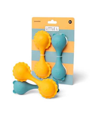 Hochets lion et ours - Little L Hochets lion et ours - Little L