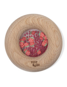 Hochet sensoriel fraise -...