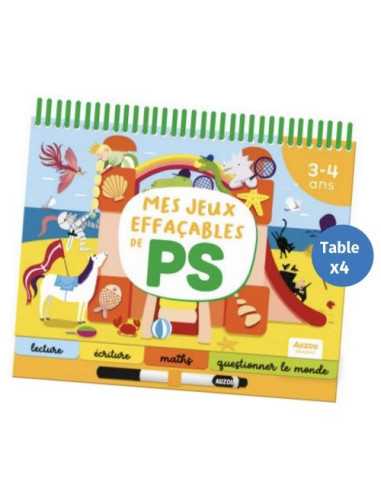 Mes jeux effaçables de Petite Section...