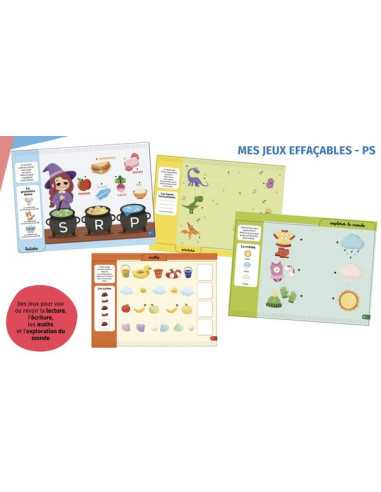 Mes jeux effaçables de Petite Section... Mes jeux effaçables de Petite Section...