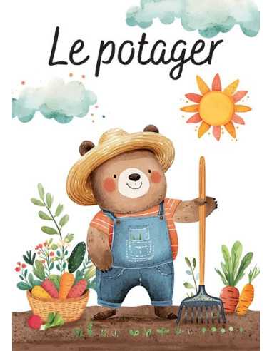 Puzzle magique à l'eau Le Potager -... Puzzle magique à l'eau Le Potager -...