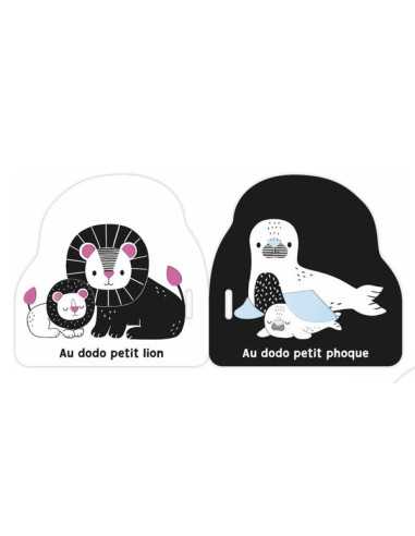 Livre poussette noir et blanc au dodo... Livre poussette noir et blanc au dodo...