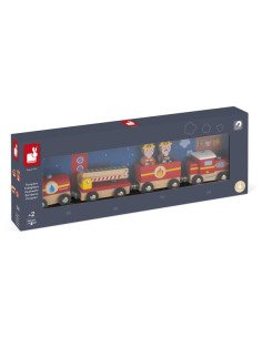 Train pompiers Story - Janod 2