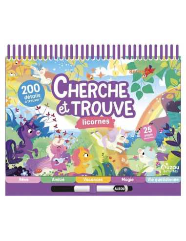 Cherche et trouve licornes - Auzou Cherche et trouve licornes - Auzou