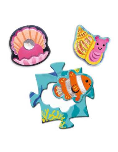 Puzzle géant Tactilo Mer - Djeco Puzzle géant Tactilo Mer - Djeco